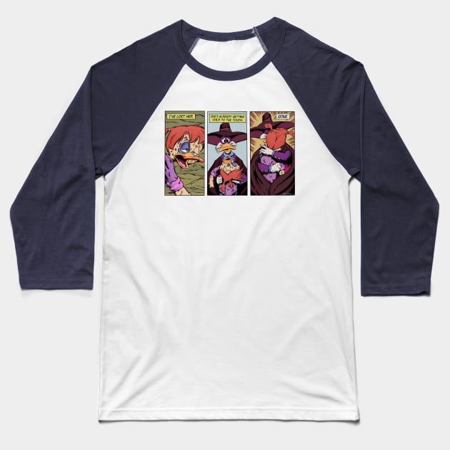 Darkwing Duck: A Death in the Family Baseball T-Shirt by DasFrank